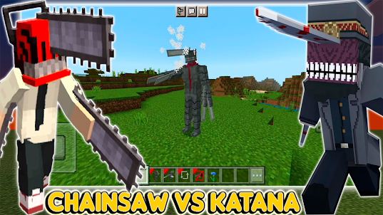Chainsaw Man mod for Minecraft
