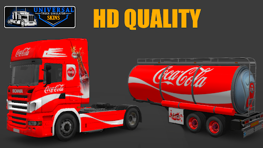 Android application Skin Universal Truck Simulator screenshort
