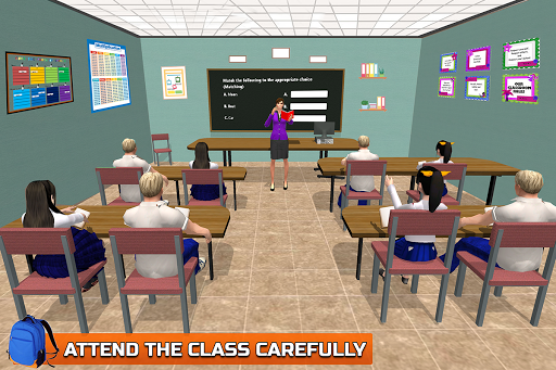 School Girl Life Simulator: High School Games 1.10 screenshots 8