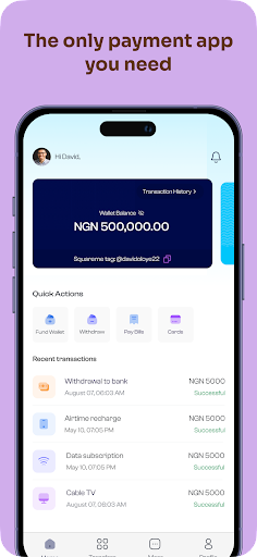 Squareme | P2P Social Payment Screen 2