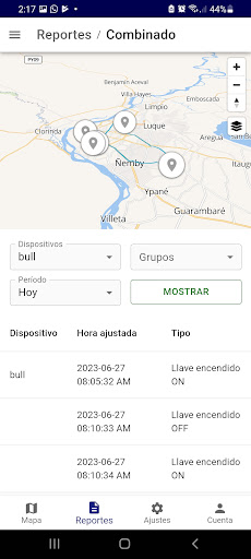 GPS Smartline Screen 2