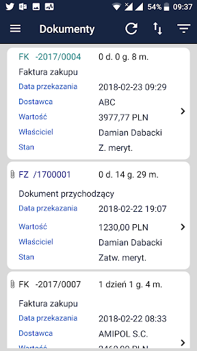 mDokumenty Screen 2