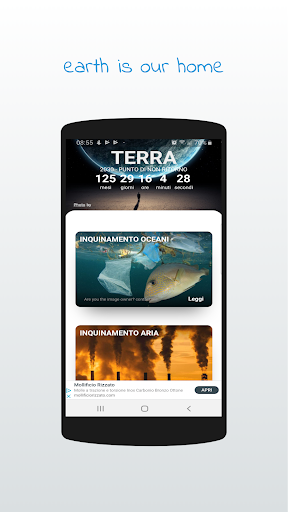 Android application Earth's Health screenshort