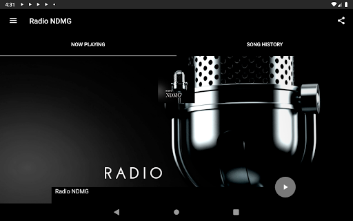 Radio NDMG Screen 3