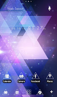 screenshot of Galaxy of Triangles +HOME