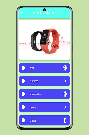 Huawei Band 4 guide Screen 3