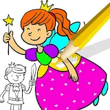 Princess Book Coloring Pages icon
