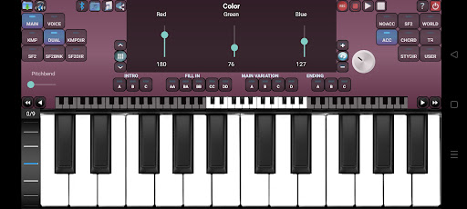 Arranger Keyboard Screen 2