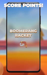 Boomerang racket
