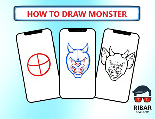 How To Draw Monster Screen 2