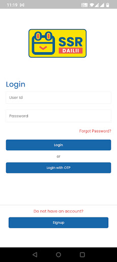 Android application SSR DAILII screenshort