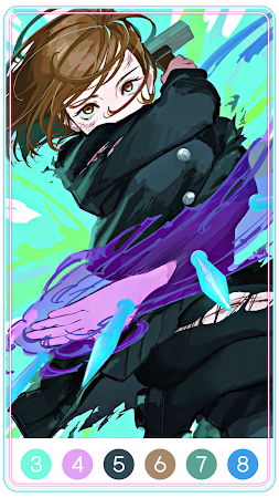 Game screenshot Jujutsu Kaisen Coloring Game apk download