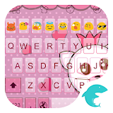 Emoji Keyboard-Pink Bow icon