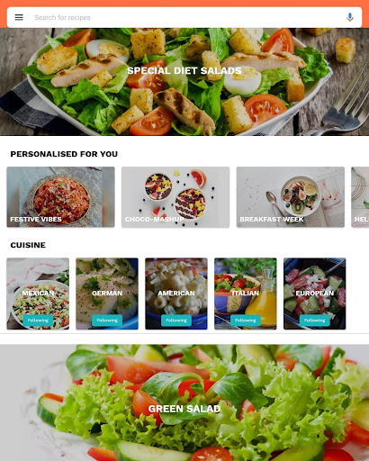 Screenshot of Spanish Recipes