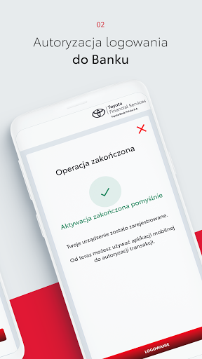 Android application Toyota Bank screenshort