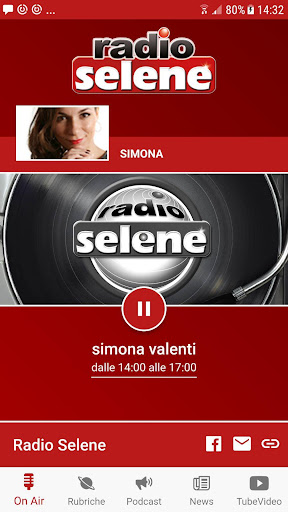 Android application Radio Selene screenshort
