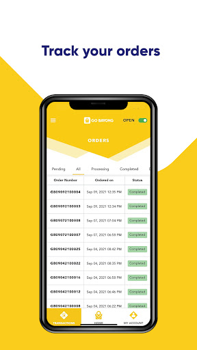 GO BAYONG Seller App Screen 3