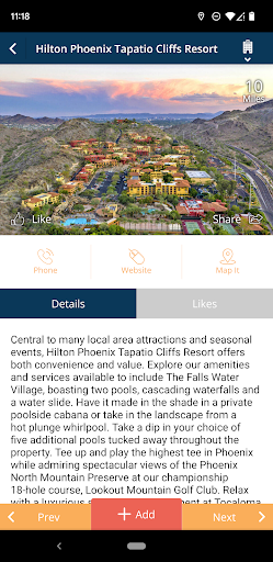 Screenshot of Visit Phoenix
