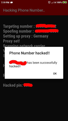 Phone Number Hacker Simulator 1.000050fff screenshots 8