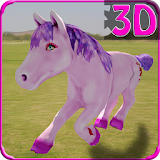 Wild Pony Horse Run Simulator icon