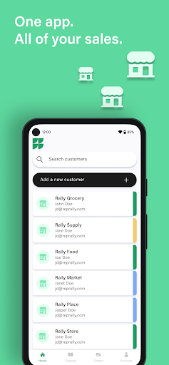 Android application RepRally screenshort