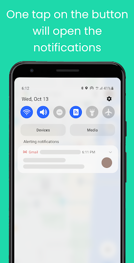 Screenshot of Navbar Notifications Button