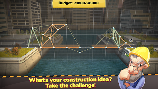Screenshot van de bruggenbouwer