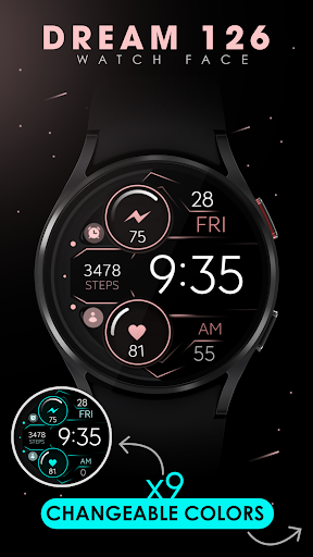 Dream 126 rose gold watch face Screen 3