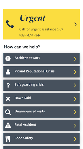 Android application Crisis Response & Management screenshort