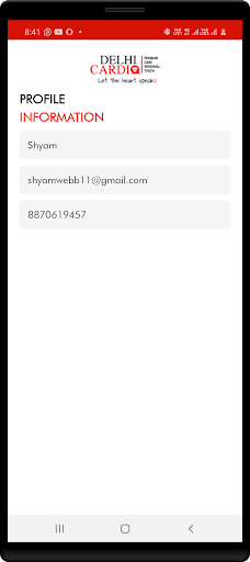 Delhi Cardio - Team members Screen 3