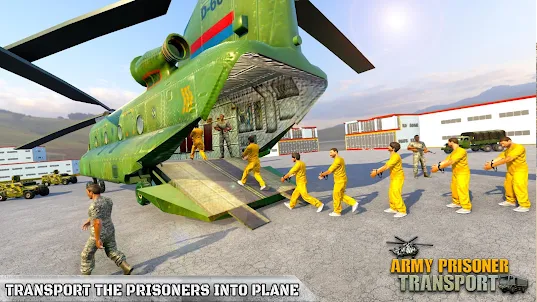 탈출 교도소 게임: 트럭 와이 비행기 게임 시뮬레이터