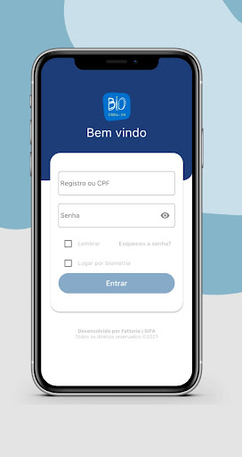 Android application Autoatendimento CRBio-04 screenshort
