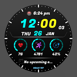 Icon image Classic digital watch face