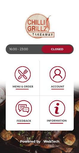 Android application Chilli Grillz screenshort