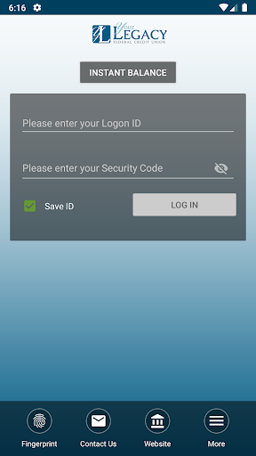Your Legacy FCU Screen 2