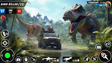 Wild Dinosaur Hunting Games 3D poster 17