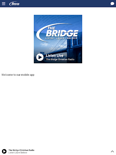 The Bridge Christian Radio Screen 2