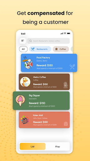 Android application Golden Bills screenshort