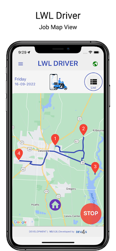 Awesome Driver App Screen 2