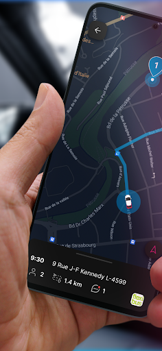 Android application Emile Weber Driver screenshort