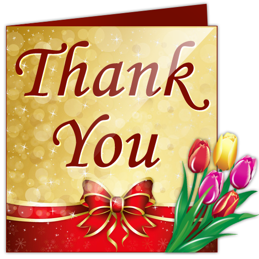 Design Thank You Greeting Card  Icon