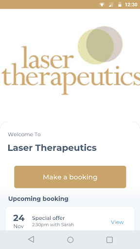 Android application Laser Therapeutics screenshort