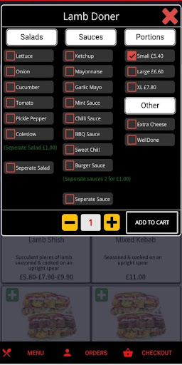 Android application Chefs Kebab Pizza Caldicot screenshort