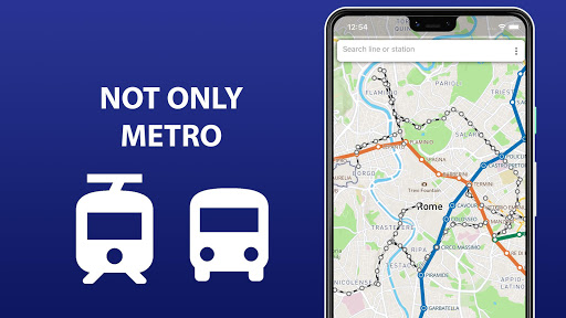 Rome public transport routes Screen 2