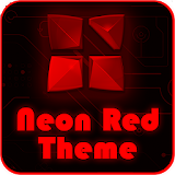 Next Launcher Neon Red Theme icon