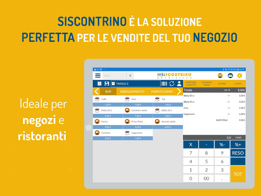 Android application SiScontrino-Scontrino Digitale screenshort