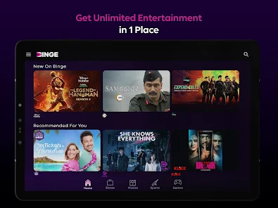 Tata sky shop binge app download