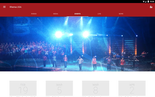 Screenshot of Rhema USA
