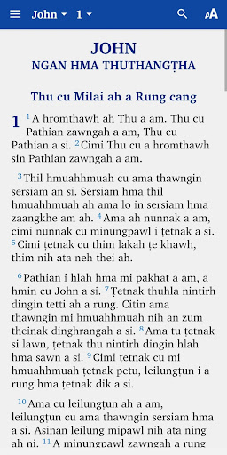 Android application Taisun New Testament screenshort