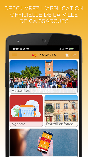 Android application Caissargues screenshort